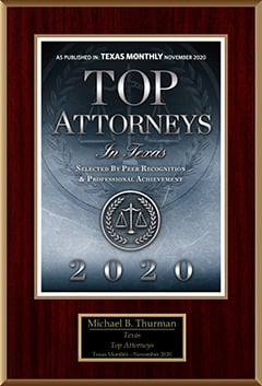 Top Attorneys In Texas 2020 | Michael B. Thurman